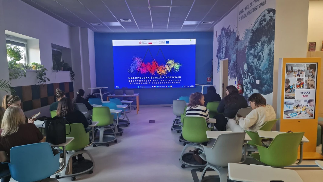 Okładka projektu - Małopolska Ściezka Rozwoju Nauczycieli Wychowania Przedszkolnego