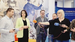 Konferencja prasowa w Centrum Edukacyjnym SMWI –