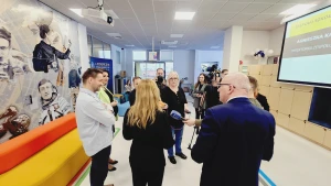 Konferencja prasowa w Centrum Edukacyjnym SMWI –