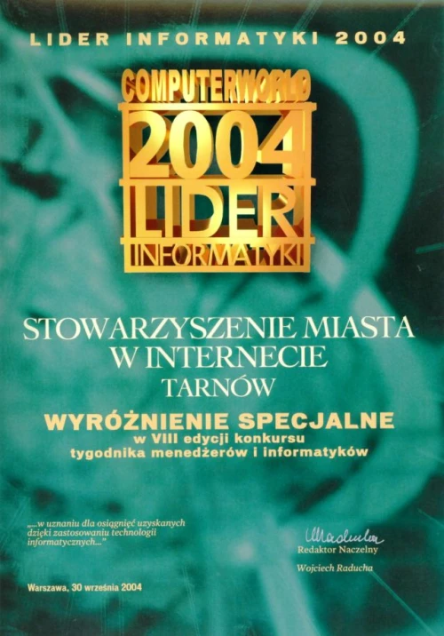 Lider informatyki 2004